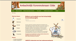 Desktop Screenshot of molenaarsgilde.nl